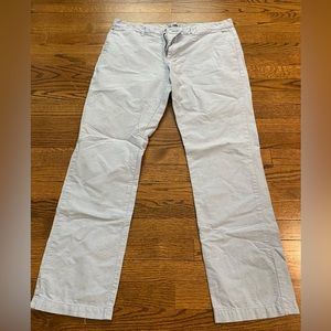 Light blue men’s linen pants